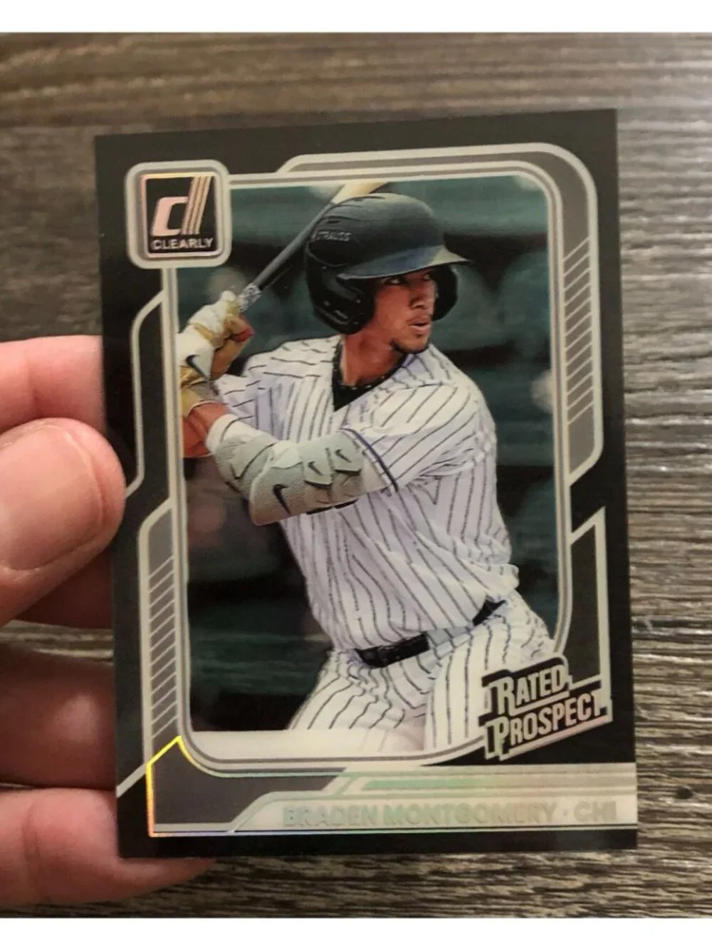 2026 Donruss Braden Montgomery #114 Clearly Rated Prospects Black 5/10